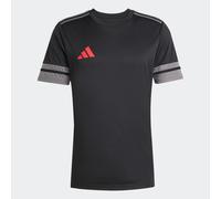 ADIDAS PERFORMANCE Camiseta funcional 'Squadra 25' gris / rojo fuego / negro M gris / rojo fuego / negro
