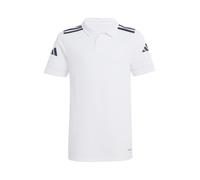 adidas Unisex niños Squadra25 Cotton Polo Kids Shirt, White/Black, 13-14 Years