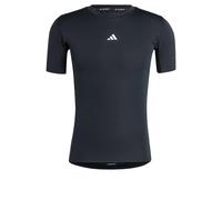 ADIDAS PERFORMANCE Camiseta funcional 'Techfit Compression' negro / blanco XXXLxTallas normales EUR