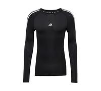 ADIDAS PERFORMANCE Camiseta funcional 'TECHFIT Compression Training 3-Stripes Long Sleeve' negro / blanco M negro / blanco
