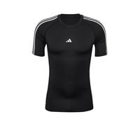 ADIDAS PERFORMANCE Camiseta funcional 'TECHFIT Compression Training 3-Stripes' negro M negro