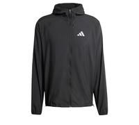 ADIDAS PERFORMANCE Chaqueta de chándal 'Adi365 Running Essentials' negro / blanco M negro / blanco
