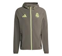ADIDAS PERFORMANCE Chaqueta de chándal 'Real Madrid Tiro 25 Competition Vis' amarillo neón / color barro M amarillo neón / color barro
