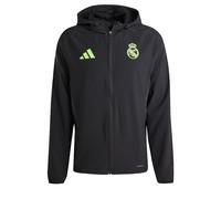 ADIDAS PERFORMANCE Chaqueta de chándal 'Real Madrid Tiro 25 Pro' verde claro / negro M verde claro / negro