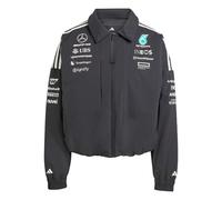 adidas Mujer MERCEDES - AMG PETRONAS FORMULA ONE TEAM TEAM JACKET WOMEN, Black/White, XL