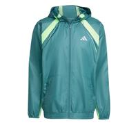adidas Men's Cortavientos Tech Apparel, Preloved Teal/Lime Burst, L