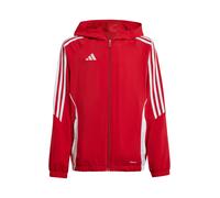 Cortavientos de fútbol adidas tiro24 infantil rojo 5 - 6 AÑOS