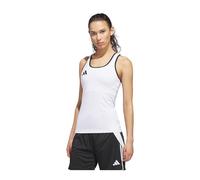 adidas Performance Entrada 26 - Camiseta sin mangas para mujer, color blanco y negro, talla 2XS para mujer