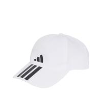 adidas Unisex - Adulto Baseball Cap 3 Stripes Climaproof, White/Black, XS-S