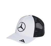 Adidas Unisex Adulto Mercedes - AMG Petronas Formula One Team Snapback Star Trucker Cap, White/Black, XS