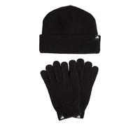 adidas Unisex Adulto Glove + Beanie Pack, Black/White, L