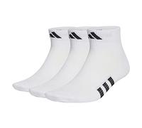 adidas Performance Light Mid-Cut Socks 3 Pairs, Calcetines Unisex adulto, White/White/White, 37-40