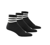 Adidas Performance Lote de 3 pares afelpados de longitud media. Color negro + negro + negro