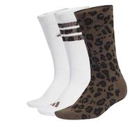 Adidas Performance Lote de 3 pares de calcetines altos. Color Leopardo