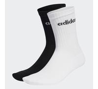 Adidas Performance Lote de 3 pares de calcetines altos. Color Negro + Blanco + Gris