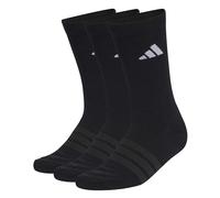 Adidas Performance Lote de 3 pares de calcetines altos. Color negro + negro + negro