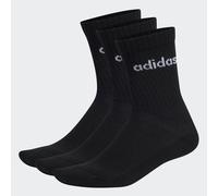 Adidas Performance Lote de 3 pares de calcetines altos. Color negro + negro + negro