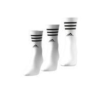 Adidas Performance Lote de 3 pares de calcetines altos. Talla L. Color Blanco