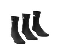 Adidas Performance Lote de 3 pares de calcetines altos. Talla L. Color Negro