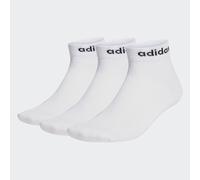 Adidas Performance Lote de 3 pares de calcetines Think Linear. Talla L. Color Blanco