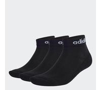 Calcetines adidas linear ankle pack 3 ud negro 43 - 45
