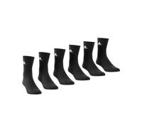 Adidas Performance Lote de 6 pares de calcetines altos. Color Negro