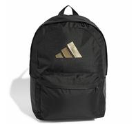 adidas Unisex Adulto Classic 3BARS Backpack, Black/Gold Met., One Size