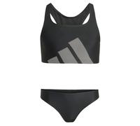 Adidas Conjunto de bikini Big Logo C-Back – espalda cruzada, logo grande – Negro 5-6 años