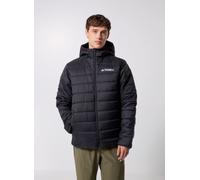 adidas Uomo Terrex Multi Essentials CLIMAWARM Insulated Hooded Jacket, Black, L