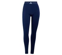 ADIDAS PERFORMANCE Pantalón deportivo 'Hyperglam Colour Block Full Length' azul oscuro / blanco M-Lxregular EUR