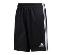 adidas Hombre 3-Stripes AEROREADY Knit Shorts, Black/White, XL