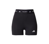 adidas Mujer TECHFIT Short Leggings, Black/White, XL Long