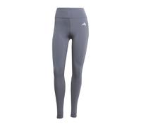 adidas Donna Optime Essentials Stash Pocket Full Length Leggings, onix/white, L