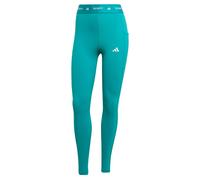 adidas Mujer TECHFIT Stash Pocket Full Length Leggings, Pure Teal, XXS