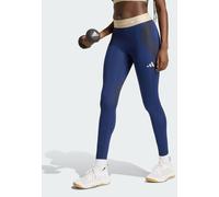 ADIDAS PERFORMANCE Pantalón deportivo 'Techfit Workout Color Block 7/8' crema / marino / azul oscuro / blanco Lxregular EUR