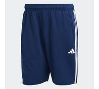 Adidas Hombre Train Essentials Piqué 3-Stripes Training Shorts, Dark Blue/White, S
