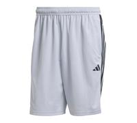 adidas Hombre Train Essentials Piqué 3-Stripes Training Shorts, halo Silver/Black, L