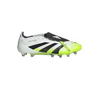 Adidas - Bota de fútbol Predator Elite FT AG, Unisex, White-Core Black-Lucid Lemon, 10 UK