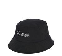 Adidas Unisex Adulto Mercedes - AMG Petronas Formula One Team Mechanics Bucket Hat, Black/Reflective Silver, XS