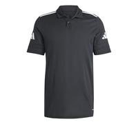 adidas Hombre Squadra25 Cotton Polo Shirt, Black/White, L