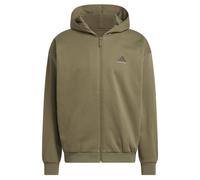 ADIDAS PERFORMANCE Sudadera con cremallera deportiva 'Basketball Full-Zip (Gender Neutral)' beige / oliva / negro XXXL beige / oliva / negro