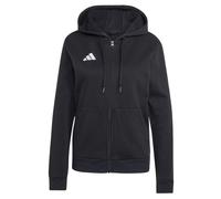 adidas Mujer Entrada26 Full Zip Hoodie Sweatshirt, Black/White, S