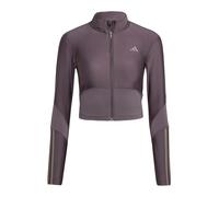ADIDAS PERFORMANCE Sudadera con cremallera deportiva 'Hyperglam' gris basalto XS gris basalto