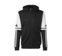 ADIDAS PERFORMANCE Sudadera con cremallera deportiva 'SQ25' negro / blanco L negro / blanco