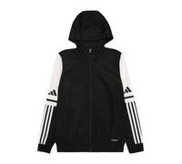 ADIDAS PERFORMANCE Sudadera con cremallera deportiva 'SQ25' negro / offwhite 152 negro / offwhite