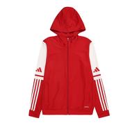 ADIDAS PERFORMANCE Sudadera con cremallera deportiva 'SQ25' rojo / offwhite 164 rojo / offwhite