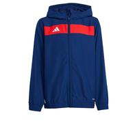 ADIDAS PERFORMANCE Sudadera con cremallera deportiva 'Tiro 25 Essentials' azul / rojo / blanco 128 azul / rojo / blanco