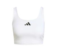 adidas Optime - Sujetador de Entrenamiento Ligero para Mujer, Talla L, Color Blanco