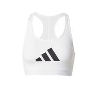 Sujetador Deportivo de Fitness adidas Powerreact Big Logo Graphic Mujer Blanco S
