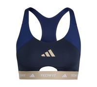ADIDAS PERFORMANCE Sujetador deportivo 'TECHFIT Workout Color Block Medium Support' beige / navy / azul oscuro / blanco M EUR
